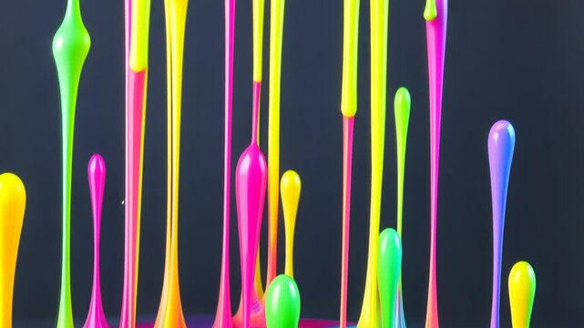 Colorful Rainbow Pencil Art Illustration with Bright Patterns and Designs