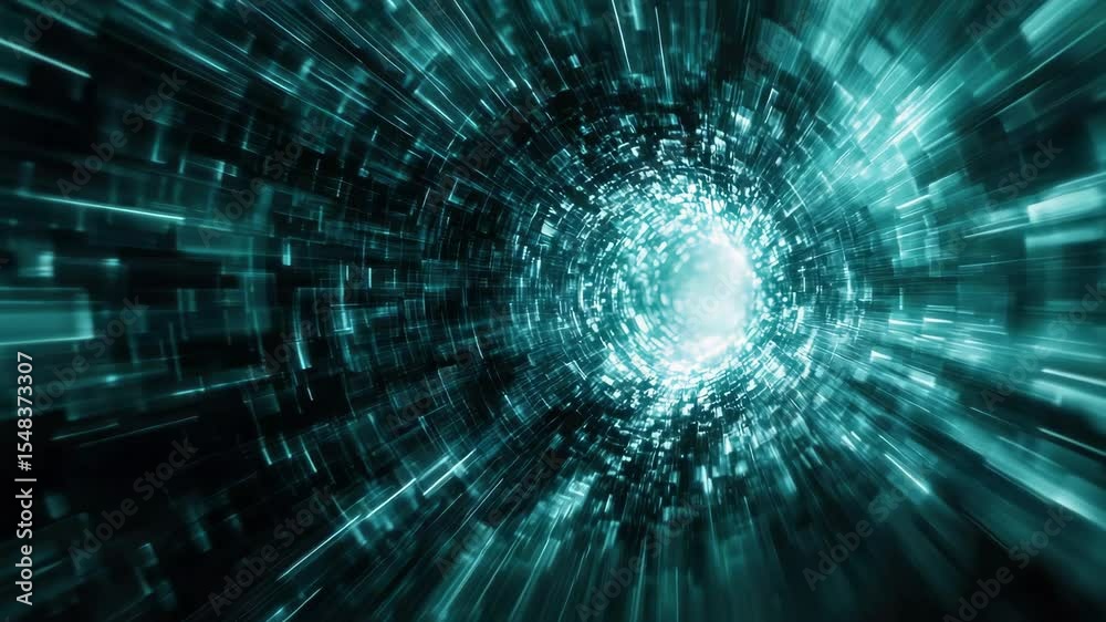 Canvas Prints a deep space exploration with black holes and energy fields.