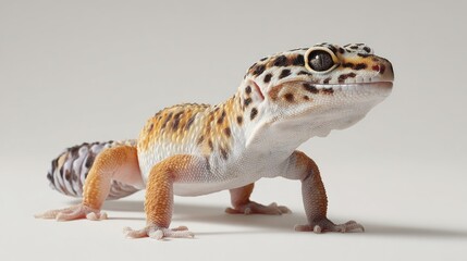 Obraz premium Close-up of a leopard gecko