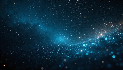 Naklejka premium A dreamy abstract background of stars and light in space