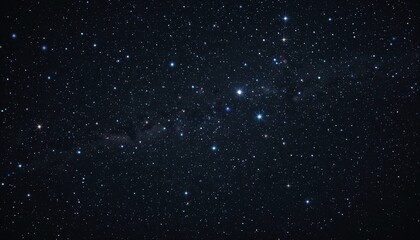 Fototapeta premium Stars fill the night sky in a vast and infinite universe