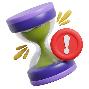 Expired time 3D Icon