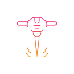 Hammer Drill  Icon vector