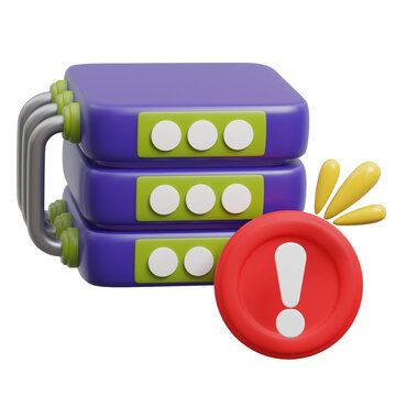 Server Error 3D icon