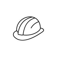 Protective Helmet  Icon vector