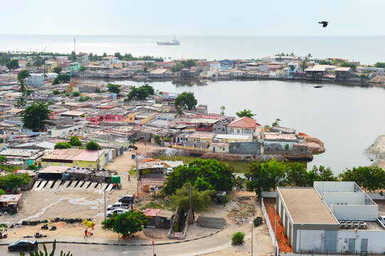 Slum favela ghetto. Luanda, Angola