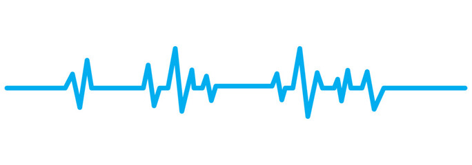 Red heartbeat line icon. Vector illustration isolated on a white background. Eps 10. With love in heart.