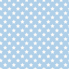 Vector background with five angled stars. Polka dot wallpaper. Fashion childish seamless pattern. Cute joyful allover print for fabric, paper, textile, kids clothes and accessories.