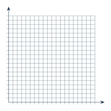 Grid paper. Mathematical graph. Cartesian coordinate system with x-axis, y-axis. Squared background with color lines. Geometric pattern for school, education. Lined blank on transparent background.