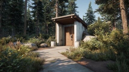 Forest outdoor structure