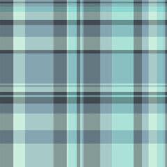 Fototapeta premium Elegant pastel plaid pattern in soft blues and greens. Perfect for textile design, website backgrounds, or stationery. This calming, geometric texture evokes feelings of serenity and sophistication.