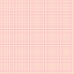 Delicate pastel pink and cream plaid pattern.  Perfect for textile design, websites, packaging, and stationery.  A subtle, elegant texture ideal for creating a soft, feminine aesthetic.