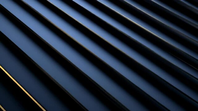 Abstract blue diagonal lines with soft light and dark shadows.