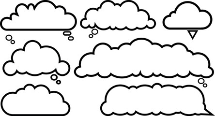 Núvens de texto callout