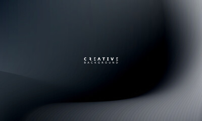 Modern gradient abstract background. Cover template with black and white color perspective geometric shapes. Ideal design for social media, cover, banner, flyer.