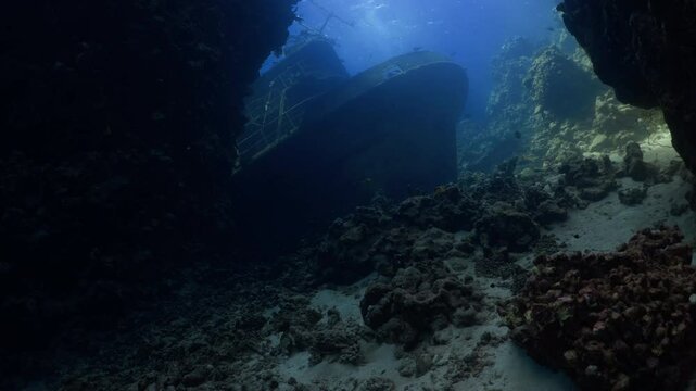 Wreck of the Turkish Trawler the Sabri Baba - Elba, Egypt