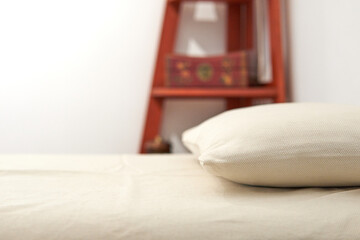 Treatment table in Acupuncture and alternative therapy clinic