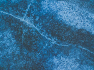 Texture and Cracks on Ice Surface