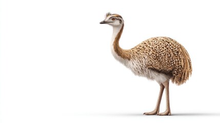 Side view of a small flightless bird