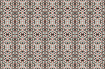 Seamless Textile Template Interior Background Symmetric Cloth Tile Perspective Digital Fashion Shape Wallpaper Art Design Endless Luxury Decoration Graphic Visual Texture Geometric Fabric Pattern.