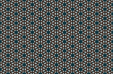 Seamless Textile Template Interior Background Symmetric Cloth Tile Perspective Digital Fashion Shape Wallpaper Art Design Endless Luxury Decoration Graphic Visual Texture Geometric Fabric Pattern.