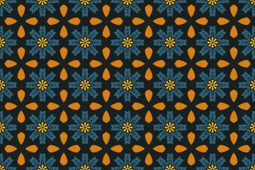 Seamless Textile Template Interior Background Symmetric Cloth Tile Perspective Digital Fashion Shape Wallpaper Art Design Endless Luxury Decoration Graphic Visual Texture Geometric Fabric Pattern.