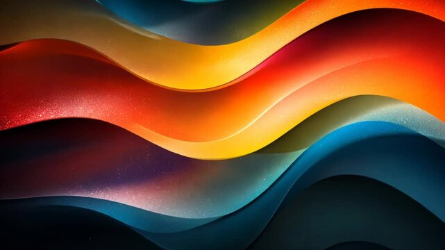 Colorful Wave Vector Illustration for Vibrant Wallpaper and Banner Design