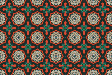 Seamless Geometric Texture Art Design Textile Symmetric Endless Interior Graphic Cloth Fabric Visual Template Perspective Shape Wallpaper Background Luxury Fashion Tile Decoration Digital Pattern.