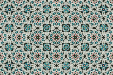 Seamless Geometric Texture Art Design Textile Symmetric Endless Interior Graphic Cloth Fabric Visual Template Perspective Shape Wallpaper Background Luxury Fashion Tile Decoration Digital Pattern.