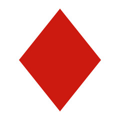 Obraz premium Diamonds poker card symbol