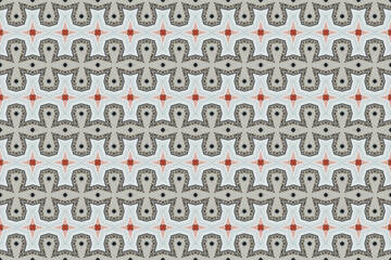 Seamless Perspective Design Interior Geometric Fabric Graphic Tile Textile Symmetric Digital Cloth Art Background Luxury Texture Decoration Shape Wallpaper Fashion Endless Template Visual Pattern.