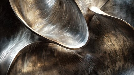 Abstract metal structure detail