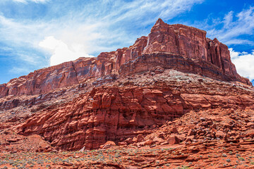 Landscape near Moab Utah on Highway 313.