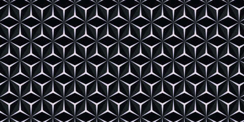 Geometric seamless pattern with gold and colorful elements. Luxury background. Ornamental wallpaper detail of mosaic. Art Deco invitation greeting Design. Vector illustration.