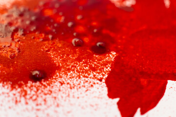  blood wallpaper.Red Splatter on White Background.Halloween wallpaper.Crime Scene.Abstract Red...