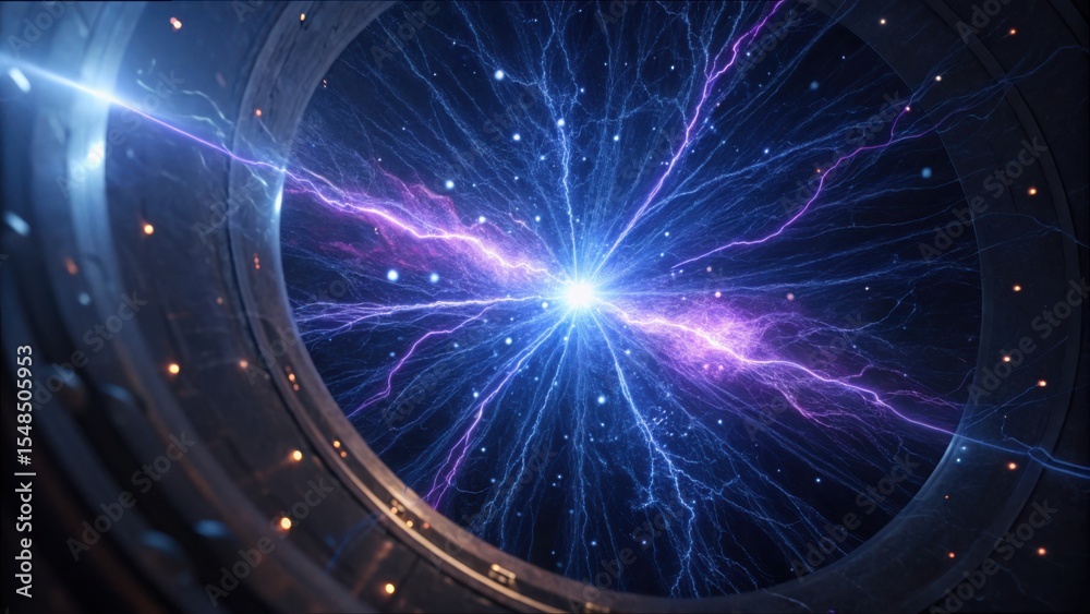 Poster Vibrant Energy Burst from Contained Vortex with Dynamic Particles