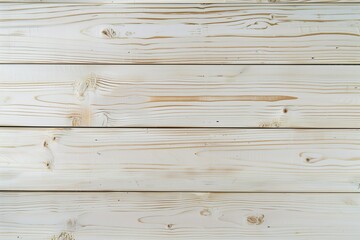 Obraz premium Top view of light wooden board background, clean plank texture, soft natural lighting, minimal shadows, perfect for mockup or product display.