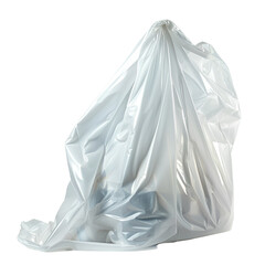 Fototapeta premium White plastic bag concealing objects