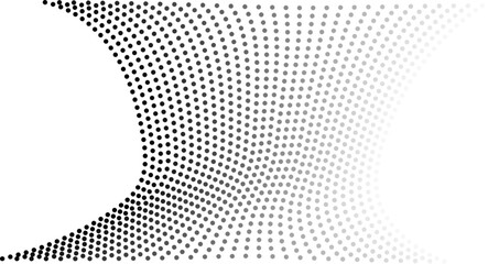 Stretched mesh formed by dots with gradient and transparency © drik