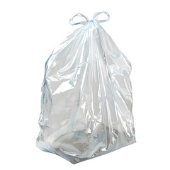 Tied Trash Bag Waste Disposal Recycling Plastic Bag