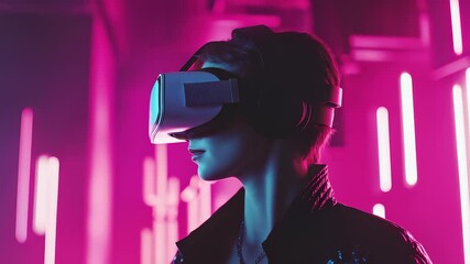 Virtual Reality Immersion Future Tech Experience