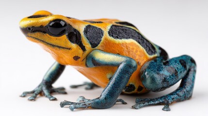 Close-up of a brightly colored frog (1)