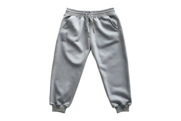 Gray Sweatpants Comfort isolated on a transparent background