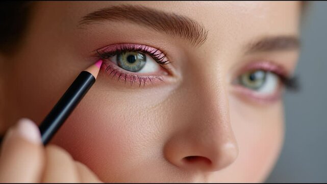 Makeup application tutorial focusing on enhancing eye makeup techniques and tips for achieving vibrant looks