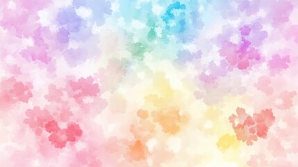 Abstract pastel watercolor pattern