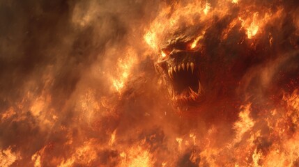 Fiery creature