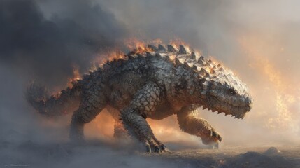 Fiery beast
