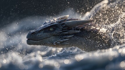 Dragon water splash