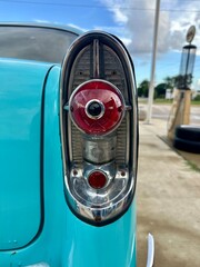old fashioned car tail light