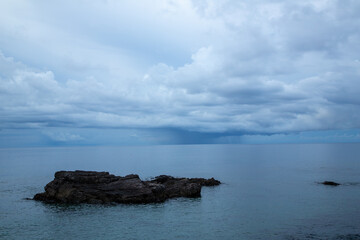 Obraz premium 早朝奄美大島の海。